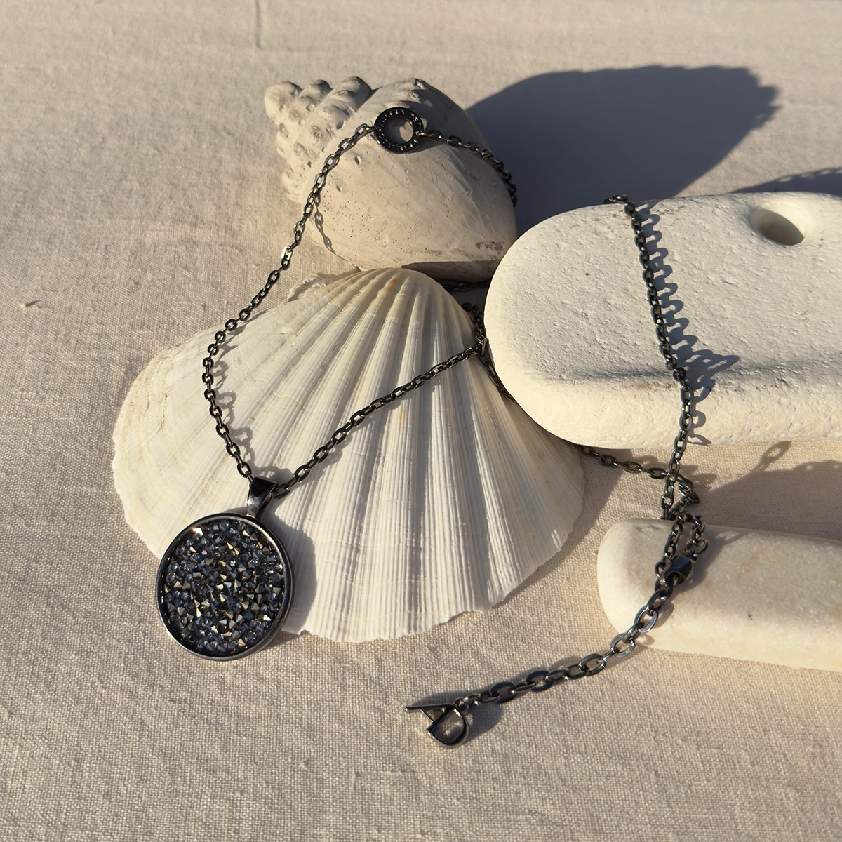 Naszyjnik Rock Black Diamond Ciemny