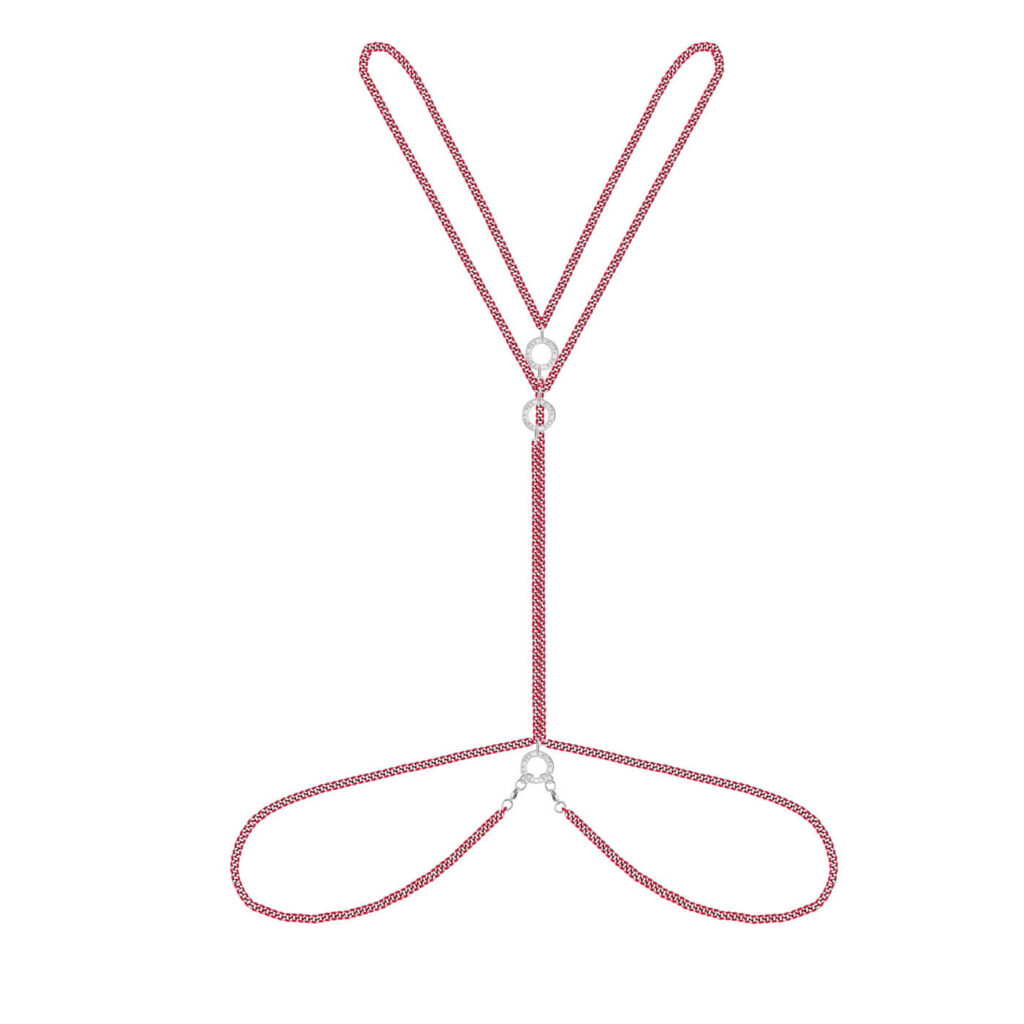 Body chain Leggero red