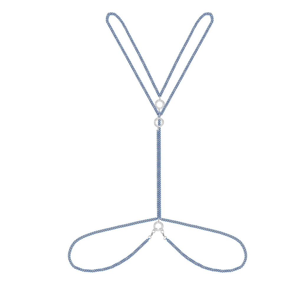 Body chain Leggero blue