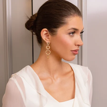 Złote Kolczyki Cerchio