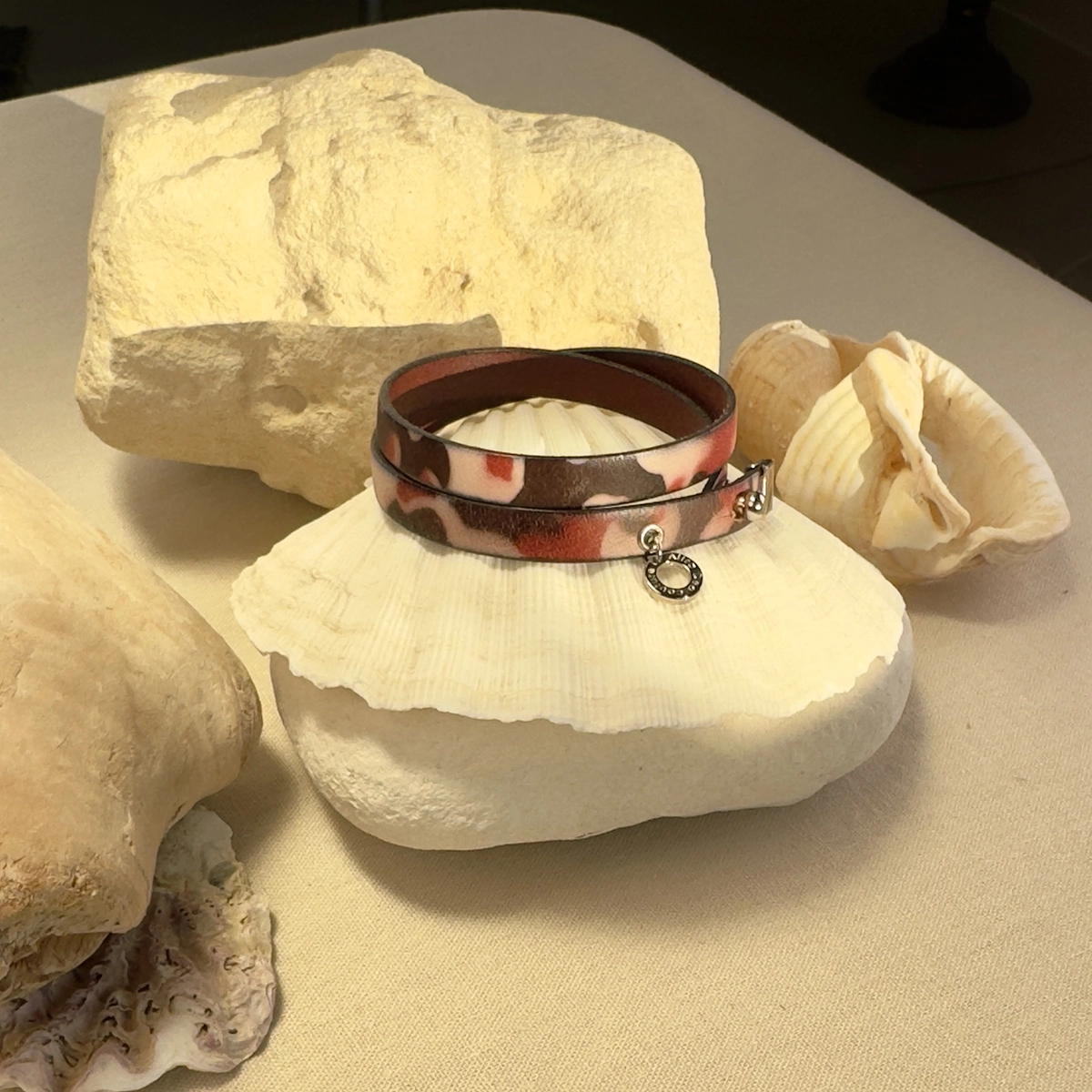 Bransoletka Basic Pollock Bordo