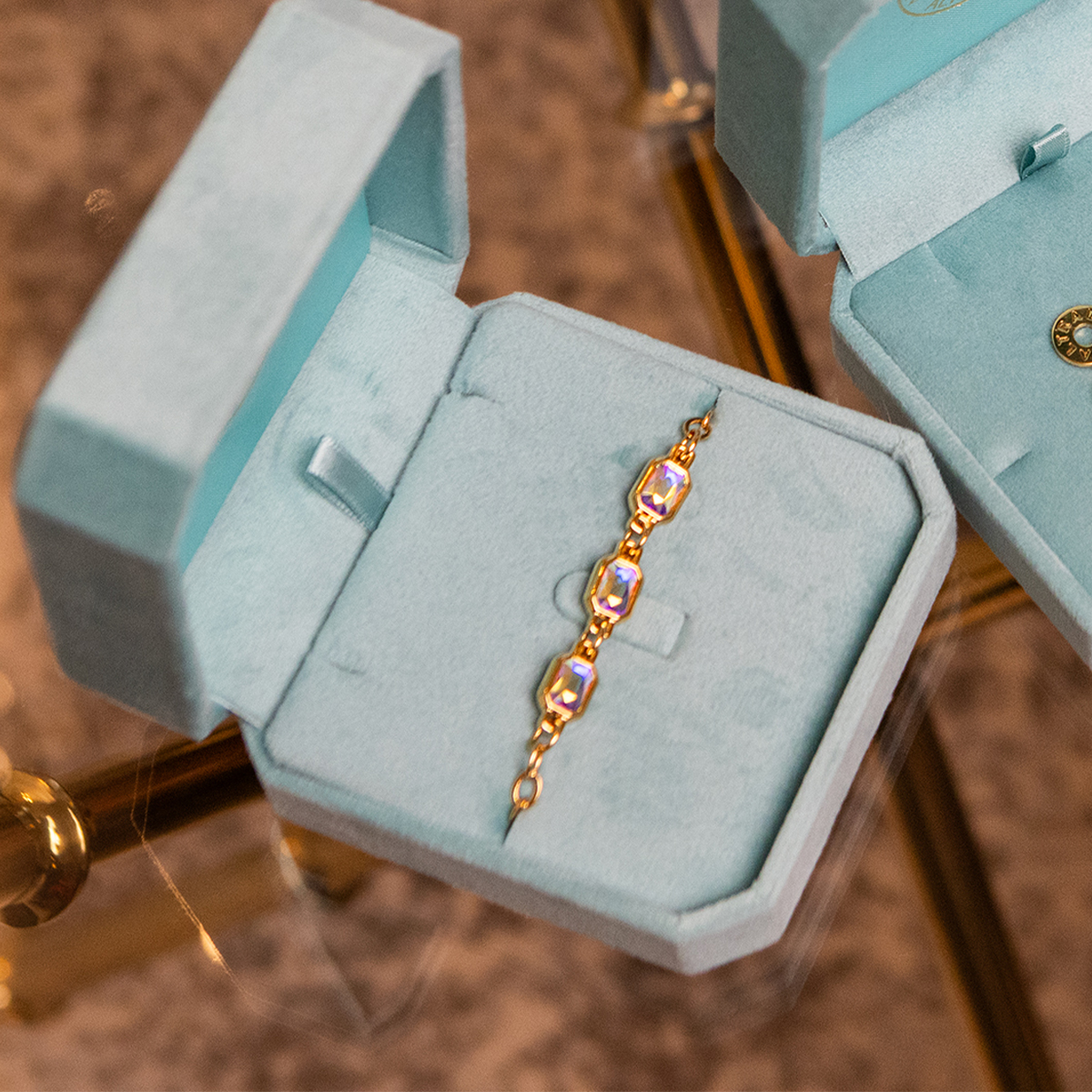 naszyjnik alba perle blue mini