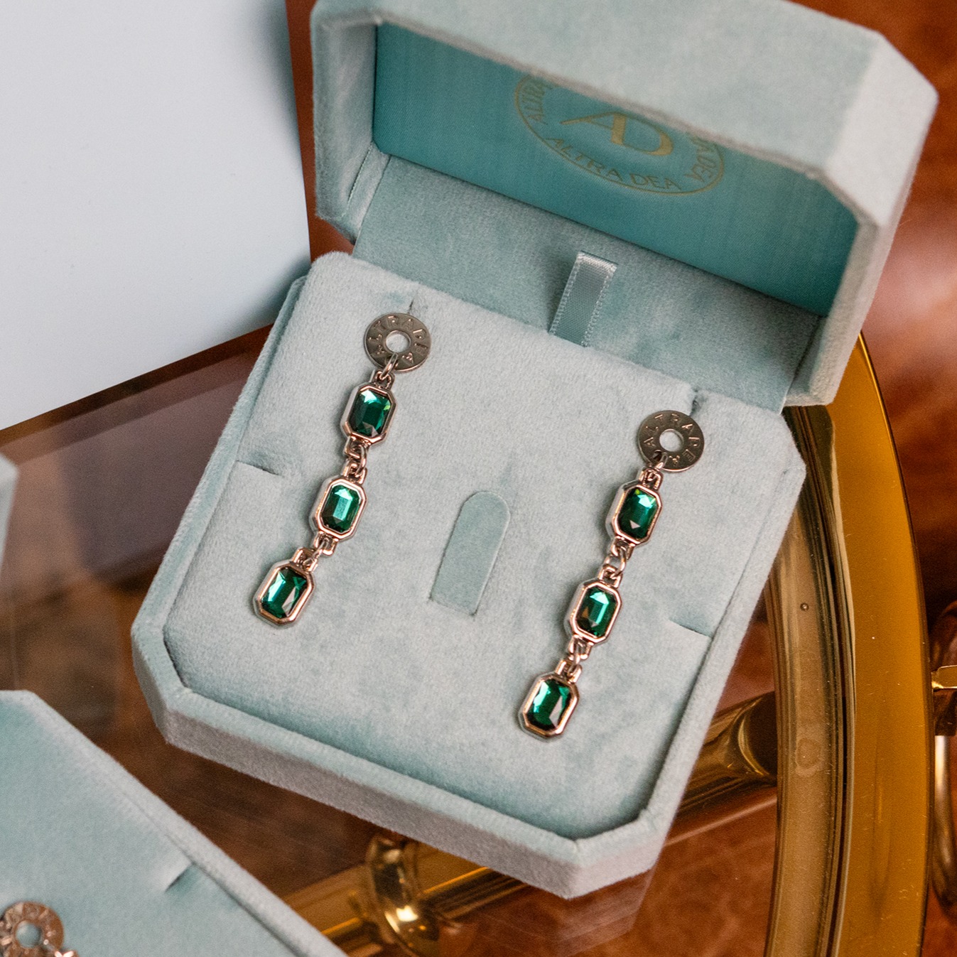 naszyjnik alba perle blue mini