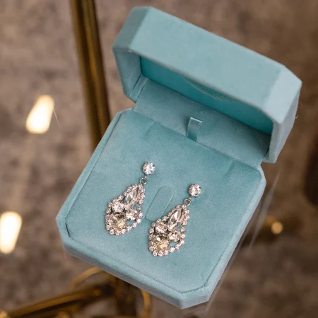 Kolczyki Lumira Crystal srebrne