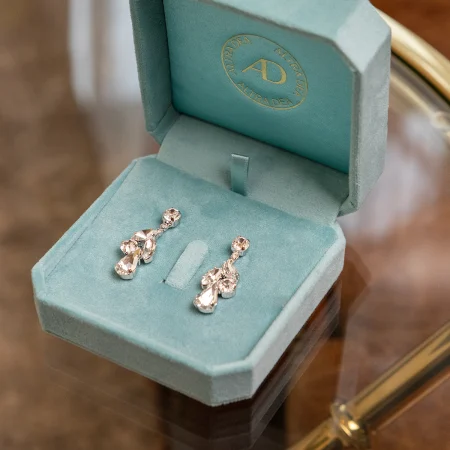 Kolczyki Luna Crystal srebrne